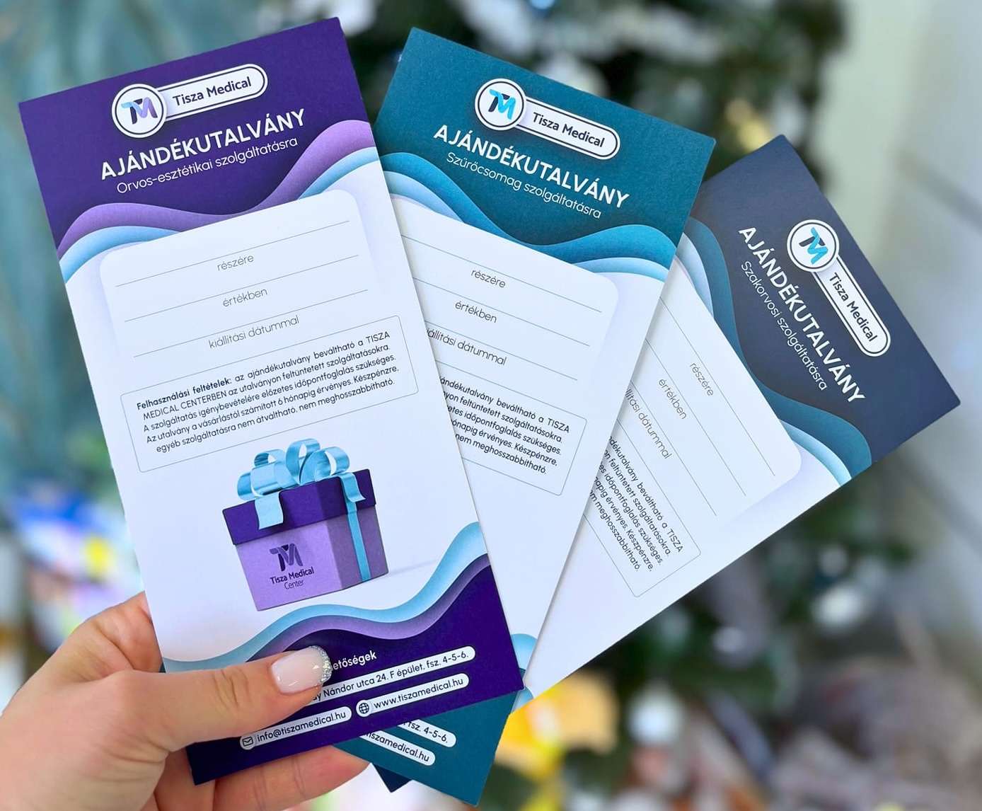 Lepje meg szeretteit Tisza Medical Ajándékutalvánnyal!